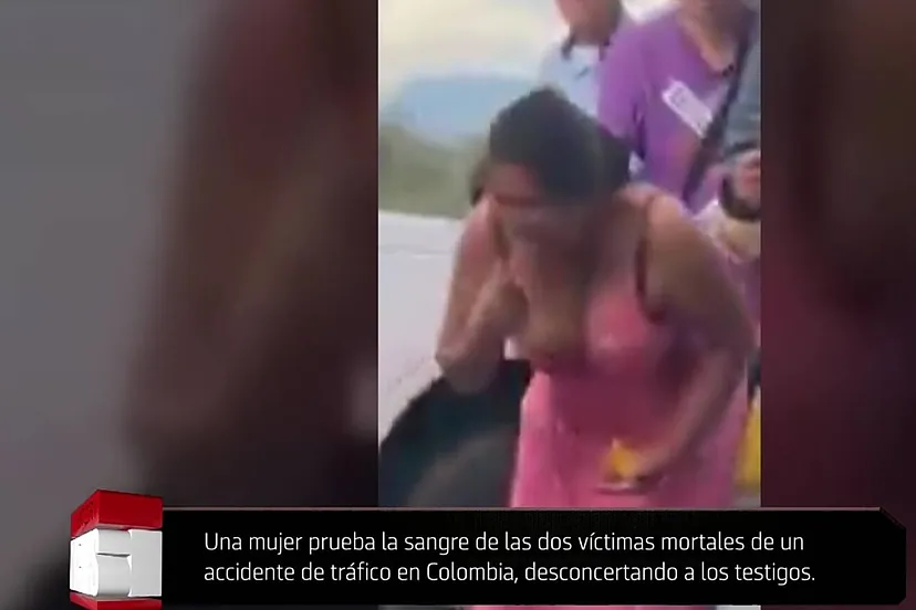 Una donna colombiana accusata di stregoneria dopo aver bevuto il sangue delle persone uccise in un incidente stradale